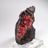 RhodochrositeMina Uchucchacua, Provincia Oyón, Departamento Lima, Perú101 mm x 90 mm x 72 mm (Author: Don Lum)
