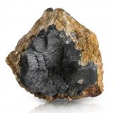 Dadsonite with Siderite<br />Saint-Pons area, Barcelonnette, Alpes-de-Haute-Provence, Provence-Alpes-Côte d'Azur, France<br />7 x 7.5 x 5.5 cm<br /> (Author: MIM Museum)