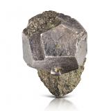 Cobaltite on Chalcopyrite<br />Håkansboda mining group, Lindesberg, Örebro, Västmanland, Sweden<br />5 x 6.5 x 3 cm / main crystal: 5.1 cm<br /> (Author: MIM Museum)