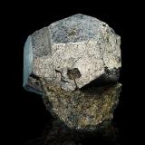 Cobaltite on Chalcopyrite<br />Håkansboda mining group, Lindesberg, Örebro, Västmanland, Sweden<br />5 x 6.5 x 3 cm / main crystal: 5.1 cm<br /> (Author: MIM Museum)