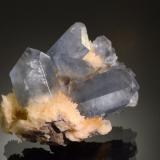 Celestine<br />Laman deposit, Qala e Naw District, Badghis Province, Afghanistan<br />5.0 x 4.1 x 3.2 cm<br /> (Author: Michael Shaw)