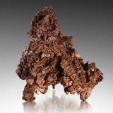 Copper<br />Chino Mine, Santa Rita, Santa Rita District, Grant County, New Mexico, USA<br />15 x 8 x 12 cm / main crystal: 3.3 cm<br /> (Author: MIM Museum)
