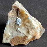 Crandallite<br />Qinglong Mine, Dachang, Qinglong, Qianxi'nan Autonomous Prefecture, Guizhou Province, China<br />4 x 4 cm<br /> (Author: Volkmar Stingl)