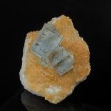 Fluorite, Quartz, Chalcopyrite<br />Le Beix Mine, Saint-Germain-près-Herment, Herment, Clermont-Ferrand District, Puy-de-Dôme Department, Auvergne-Rhône-Alpes, France<br />7.4 x 9.2 cm<br /> (Author: am mizunaka)