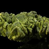 Meta-autunite<br />Daybreak Mine, Mount Kit Carson, Spokane County, Washington, USA<br />17 x 12.5 x 8 cm / main crystal: 2.5 cm<br /> (Author: MIM Museum)