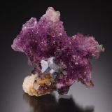 Fluorapatite, Fluorite, Muscovite, Microcline<br />Erongo Mountain, Usakos, Erongo Region, Namibia<br />3 cm x 2.6 cm x 2.5 cm<br /> (Author: Antonio Nazario)