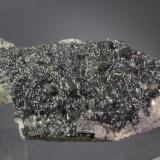 Boulangerite<br />Ramsbeck, Bestwig, Distrito Hochsauerland, Arnsberg, North Rhine-Westphalia/Nordrhein-Westfalen, Germany<br />9.2 x 4.7 x 2.9 cm<br /> (Author: Michael Shaw)