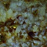 Chalcopyrite, Quartz<br />Klammalm, Navis, Innsbruck-Land District, North Tyrol, Tyrol/Tirol, Austria<br />7 x 6 cm<br /> (Author: Volkmar Stingl)