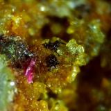 Erythrite, Silver, Acanthite, Calcite<br />Stocker adit, Silberberg mining district, Reith im Alpbachtal, Kufstein District, Inn Valley, North Tyrol, Tyrol/Tirol, Austria<br />3 x 3 cm<br /> (Author: Volkmar Stingl)