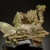 PyriteMina Sweetwater, Ellington, Distrito Viburnum Trend, Condado Reynolds, Missouri, USA5.9 x 4.8 x 2.3 cm (Author: Michael Shaw)