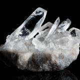 Hydroboracite<br />Niedersachswerfen, Nordhausen District, Thuringia/Thüringen, Germany<br />8 x 6.5 x 5 cm / main crystal: 4.5 cm<br /> (Author: MIM Museum)