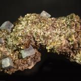 Galena, ChalcopyriteMina Crawford, Picher, Condado Ottawa, Oklahoma, USA17.3 x 9.1 x 6.5 cm (Author: Michael Shaw)
