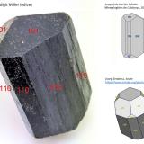 SchorlGaliléia, Vale do Rio Doce, Minas Gerais, Brasil96 mm x 62 mm. Mass: 592 g. (Author: Carles Millan)