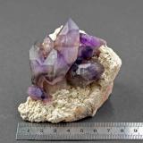 Quartz (variety amethyst)<br />Brandberg area, Erongo Region, Namibia<br />Specimen size 9 cm<br /> (Author: Tobi)