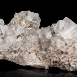 Dolomite<br />Azcárate Quarry, Eugui, Esteríbar, Comarca Auñamendi, Chartered Community of Navarre (Navarre), Spain<br />33 x 23.5 x 13.5 cm / main crystal: 8.4 cm<br /> (Author: MIM Museum)