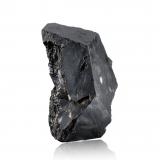 Alabandita con Grafito y Zoisita (variedad tanzanita)Merelani Hills, Lelatema Mountains, Simanjiro District, Manyara Region, Tanzania7.5 x 4.5 x 5 cm / Cristal principal: 7.2 cm (Autor: Museo MIM)