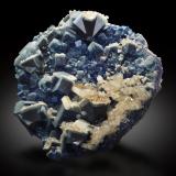 Fluorite with Baryte<br />Halsbrücke, Freiberg District, Erzgebirgskreis, Saxony/Sachsen, Germany<br />23 x 27 x 7.5 cm / main crystal: 6.2 cm<br /> (Author: MIM Museum)