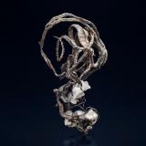 Plata con CalcitaDistrito minero Kongsberg, Kongsberg, Noruega7.5 x 7 x 12 cm (Autor: Museo MIM)