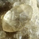 Calcite<br />La Sambre Quarry, Landelies, Montigny-le-Tilleul, Hainaut Province, Wallonia Region, Belgium<br />5,5 x 4,5 cm<br /> (Author: Volkmar Stingl)