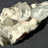 Calcite on Mordenite<br />Ahmadnagar District, Maharashtra, India<br />8 x 4.5 cm<br /> (Author: Volkmar Stingl)