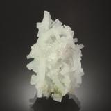 Prehnite and Wollastonite<br />Jeffrey Mine, Asbestos, Les Sources RCM, Estrie, Québec, Canada<br />5.7 x 3.6 x 2.3 cm<br /> (Author: Michael Shaw)