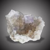 Fluorita<br />Cantera Llamas, filón Obdulia, zona Minera Caravia, Las Cabañas, Duyos, Caravia, Comarca Oriente, Principado de Asturias (Asturias), España<br />6,5x5cm.<br /> (Autor: castrominerals)