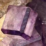Fluorita<br />Filón Josefa-Veneros, nivel 75, Coroña de Arriba-La Collada, zona minera de La Collada, Siero, Comarca Oviedo, Principado de Asturias (Asturias), España<br /><br /> (Autor: castrominerals)