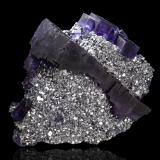 Galena, Fluorite<br />Denton Mine, Sub-Rosiclare formation, Goose Creek Mine group, Harris Creek Sub-District, Hardin County, Illinois, USA<br />18.4 x 15.2 x 7.8 cm<br /> (Author: MIM Museum)