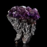 Fluorite, Galena<br />Crystal Mine, Rosiclare formation, Cave-in-Rock, Cave-in-Rock Sub-District, Hardin County, Illinois, USA<br />12 x 10.5 x 6 cm<br /> (Author: MIM Museum)