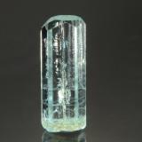 Beryl (variety aquamarine)<br />Akwanga, Nasawara, Kano State, Nigeria<br />2.4 x 1.0 cm<br /> (Author: Michael Shaw)