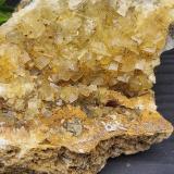 Fluorite<br />Milltown Quarry, Milltown, Ashover, North East Derbyshire District, Derbyshire, England / United Kingdom<br />200 mm<br /> (Author: Forrestblyth)