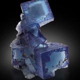 Fluorite<br />Denton Mine, Rosiclare formation, Goose Creek Mine group, Harris Creek Sub-District, Hardin County, Illinois, USA<br />20 x 14 x 8 cm / main crystal: 10.6 cm<br /> (Author: MIM Museum)