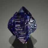 Azurite<br />New Cornelia Mine, Ajo, Little Ajo Mountains, Ajo District, Pima County, Arizona, USA<br />1.9 x 1.4 cm<br /> (Author: Michael Shaw)
