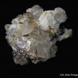 Fluorita.<br />Mina Santa Ana Segunda, Barranco de Ibáñez, Tabernas, Comarca Los Filabres-Tabernas, Almería, Andalucía, España<br />23x22 mm.<br /> (Autor: Jesus Franquesa Baucells)