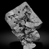Acanthte with Calcite<br />San Carlos Mine, La Luz, Municipio Guanajuato, Guanajuato, Mexico<br />1.7 × 1.2 × 1.0 cm<br /> (Author: Jordi Fabre)