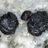 Hipercinabrio<br />Mina Mount Diablo, Mount Diablo, Parque Estatal Mount Diablo, Clayton, Condado Contra Costa, California, USA<br />Cristales de 2 mm.<br /> (Autor: Antonio P. López)
