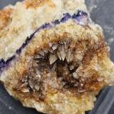 Fluorite Calcite<br />Dirtlow Rake, Castleton, High Peak District, Derbyshire, England / United Kingdom<br />5cm<br /> (Author: Forrestblyth)