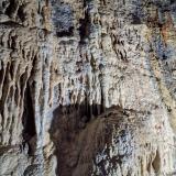 Calcite Barite flowstone forming<br /><br />10 meter pano<br /> (Author: Forrestblyth)