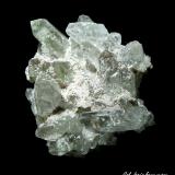 Cuarzo.<br />Mina Elisita, Sallent de Gállego, Valle de Tena, Comarca Alto Gállego, Huesca, Aragón, España<br />30x30 mm.<br /> (Autor: Jesus Franquesa Baucells)