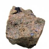 Molibdenita, Grosularia, Clinozoisita-Epidota (Serie)<br />Mina Roca del Turó, Costabona, Espinavell (Espinabell), Molló, Comarca Ripollès, Gerona / Girona, Cataluña / Catalunya, España<br />76 mm x 49 mm Cristal mayor: 11 mm Masa: 253 g<br /> (Autor: Carles Millan)