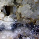Cerusita.<br />Mina Mineralogia, El Molar, Comarca Priorat, Tarragona, Cataluña / Catalunya, España<br />3Fvo.<br /> (Autor: Jesus Franquesa Baucells)