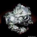 Arsenopirita.<br />Mina Yaogangxian, Yizhang, Prefectura Chenzhou, Provincia Hunan, China<br />80x80 mm.<br /> (Autor: Jesus Franquesa Baucells)