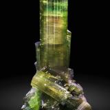 Elbaite<br />Cruzeiro Mine, Santa Maria do Suaçui, Governador Valadares, Vale do Rio Doce, Minas Gerais, Brazil<br />9.3 × 5.6 × 5 cm<br /> (Author: Jordi Fabre)