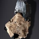 Arfvedsonite and Orthoclase<br />Mount Malosa, Zomba District, Malawi<br />34 mm x 52 mm x 28 mm<br /> (Author: Firmo Espinar)