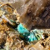Aurichalcite<br />Coldstones Quarry, Greenhow, Yorkshire, England / United Kingdom<br />5mm<br /> (Author: Forrestblyth)