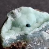 Smithsonite, MalachiteMinas Lavrion, Distrito minero Lavrion, Prefectura Attikí (Attica), Grecia2,5 x 2 cm (Author: Volkmar Stingl)