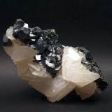 Calcite Galena Sphalerite<br />Krushev dol deposit, Krushev dol Mine, Madan mining area, Rhodope Mountains, Smolyan Oblast, Bulgaria<br />7 x 4,2 x 3,5 cm. / 117 g<br /> (Author: DanovskiM)