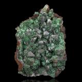 Olivenite coating Goethite after Calcite<br />Christiana Mine, Kamariza Mines, Agios Konstantinos, Lavrion Mining District, Attikí (Attica) Prefecture, Greece<br />9.5 x 12.5 x 5 cm<br /> (Author: MIM Museum)