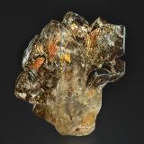 Quartz (variety smoky quartz)<br />Adams Hiddenite and Emerald Mine, Alexander County, North Carolina, USA<br />7.7 x 7.1 cm<br /> (Author: am mizunaka)