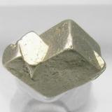 Isoferroplatinum<br />Konder Massif, Aldan shield, Ayan-Maya District, Khabarovsk Krai, Russia<br />0.6 × 0.6 × 0.4 cm<br /> (Author: Jordi Fabre)